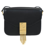 Celine Black Small C Pampille Shoulder Bag U-AN-1119 125165