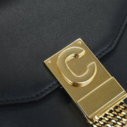 Celine Black Small C Pampille Shoulder Bag U-AN-1119 125165