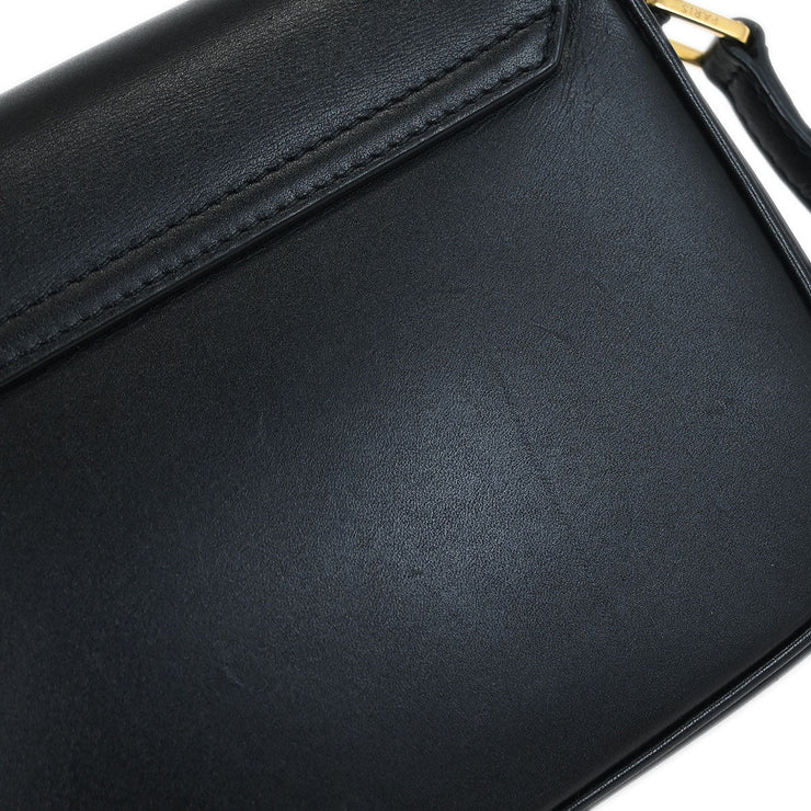 Celine Black Small C Pampille Shoulder Bag U-AN-1119 125165