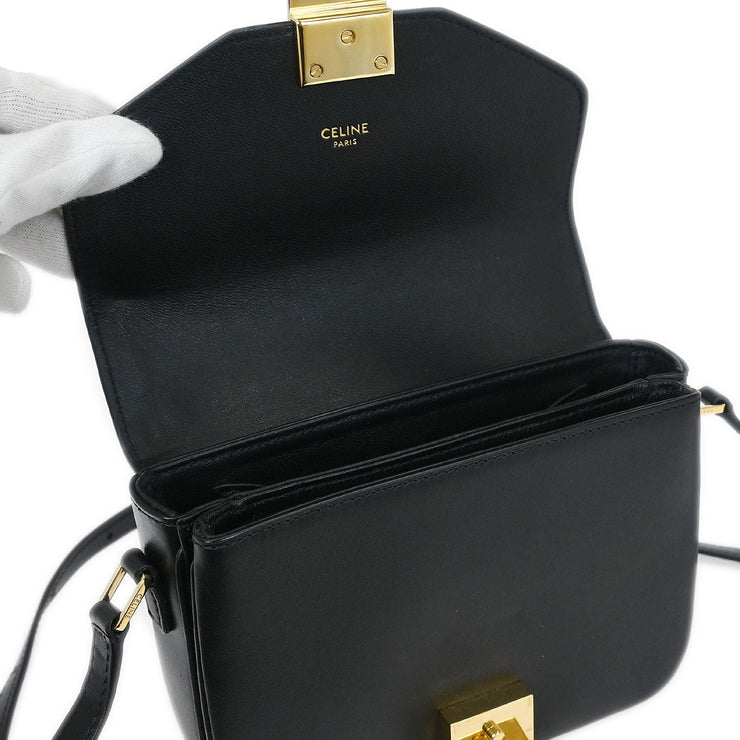 Celine Black Small C Pampille Shoulder Bag U-AN-1119 125165