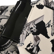 Chanel White Canvas Handbag 125166