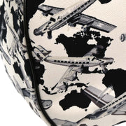 Chanel White Canvas Handbag 125166