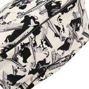 Chanel White Canvas Handbag 125166