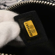 Chanel White Canvas Handbag 125166