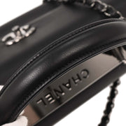 Chanel Black Calfskin Trendy CC Top Handle 2way Handbag 125167