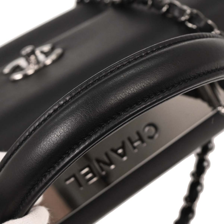 Chanel Black Calfskin Trendy CC Top Handle 2way Handbag 125167