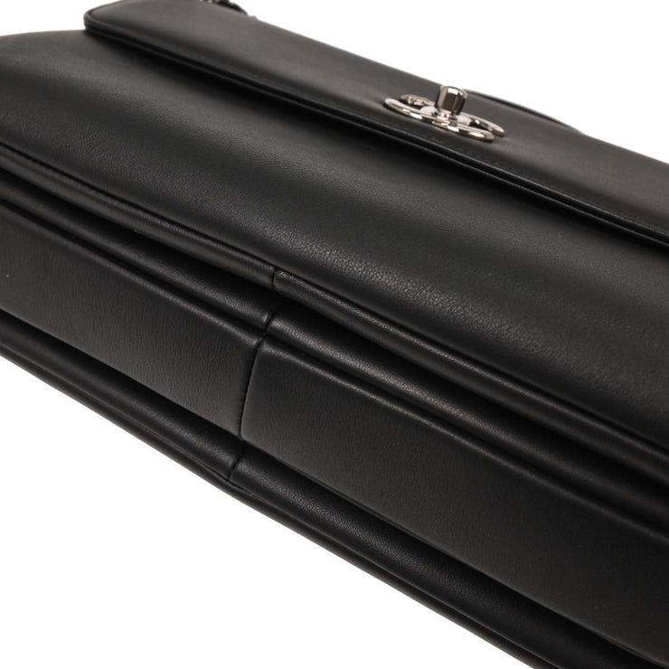 Chanel Black Calfskin Trendy CC Top Handle 2way Handbag 125167