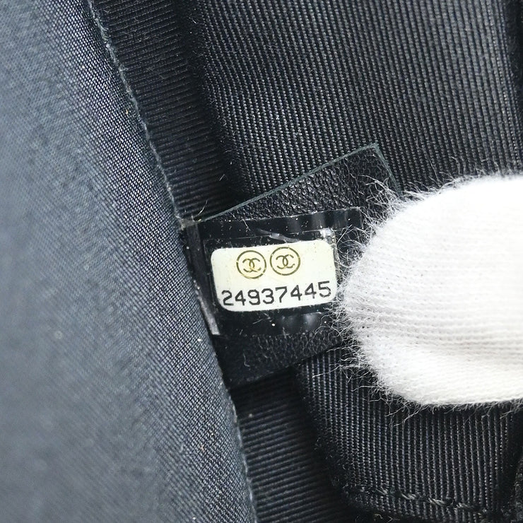 Chanel Metallic Silver Patent Leather Round Chain Shoulder Bag 125168