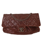 Chanel Bordeaux Calfskin Shoulder Bag 125169