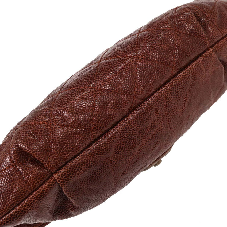 Chanel Bordeaux Calfskin Shoulder Bag 125169