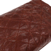 Chanel Bordeaux Calfskin Shoulder Bag 125169