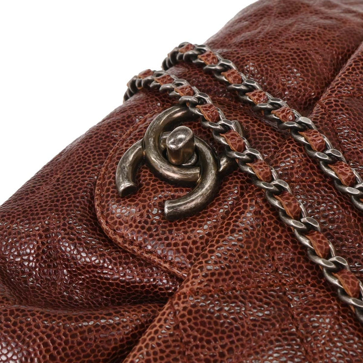 Chanel Bordeaux Calfskin Shoulder Bag 125169