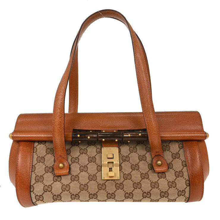 Gucci Beige GG Bamboo Handbag 114993 2684 125170