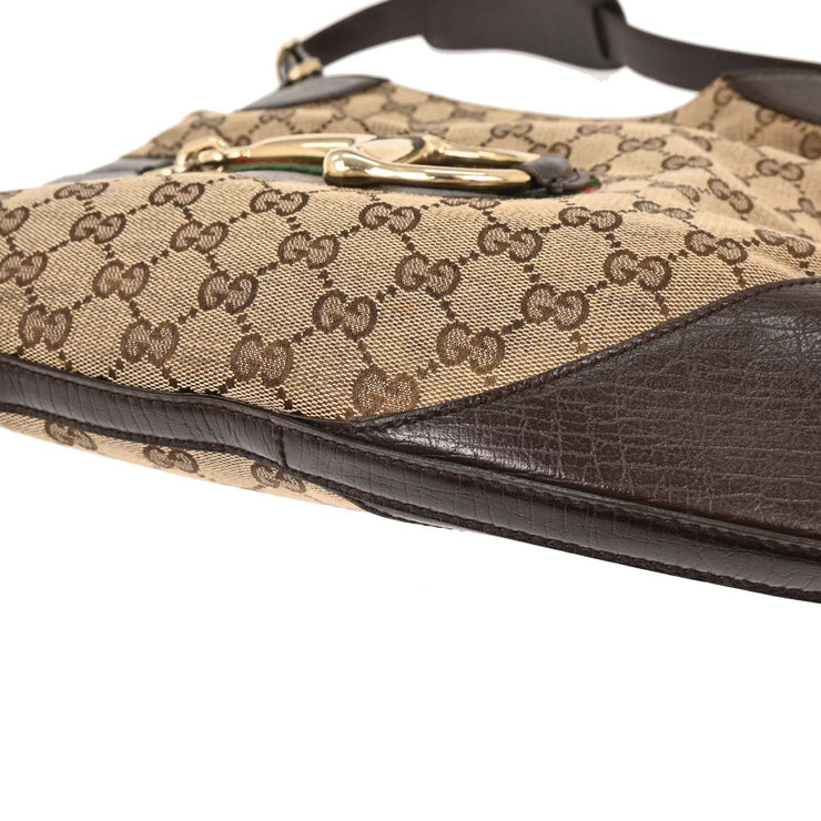 Gucci Beige GG Horsebit Hobo Handbag 137388 203998 125172