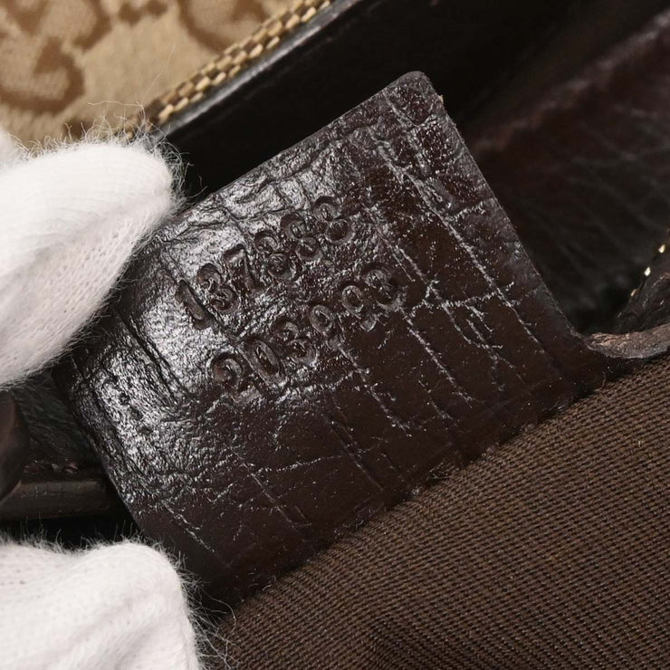 Gucci Beige GG Horsebit Hobo Handbag 137388 203998 125172