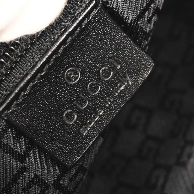 Gucci Black Nylon Hobo Shoulder Bag 35098 3444 125173