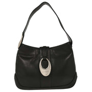 Bvlgari Black Leather Handbag APEGEA 125175