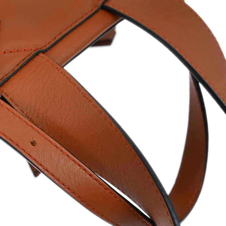 Loewe Brown Leather Goya Backpack 521902 125176