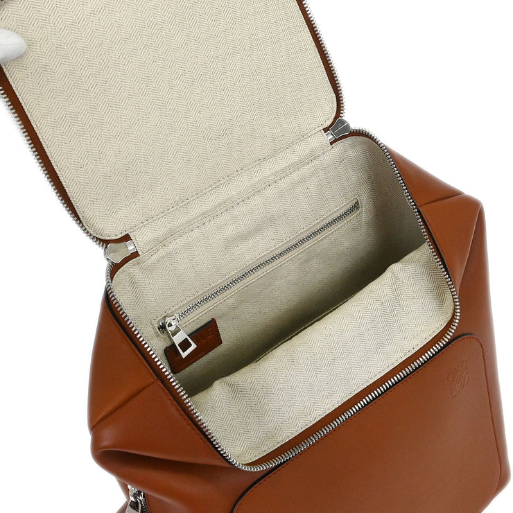 Loewe Brown Leather Goya Backpack 521902 125176