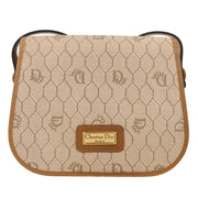 Christian Dior Beige Honeycomb Shoulder Bag 125178
