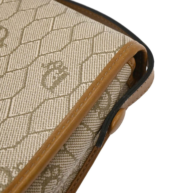 Christian Dior Beige Honeycomb Shoulder Bag 125178