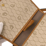 Christian Dior Beige Honeycomb Shoulder Bag 125178