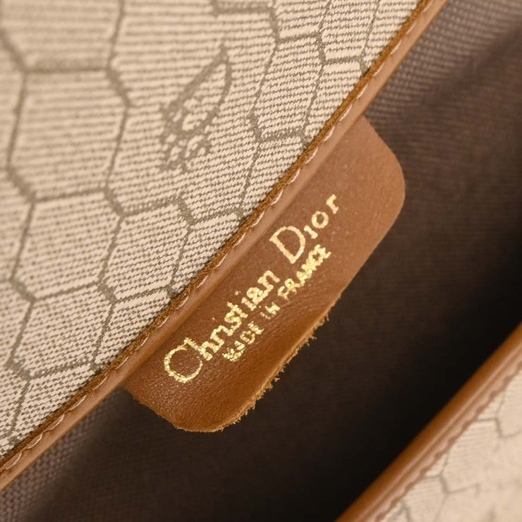 Christian Dior Beige Honeycomb Shoulder Bag 125178