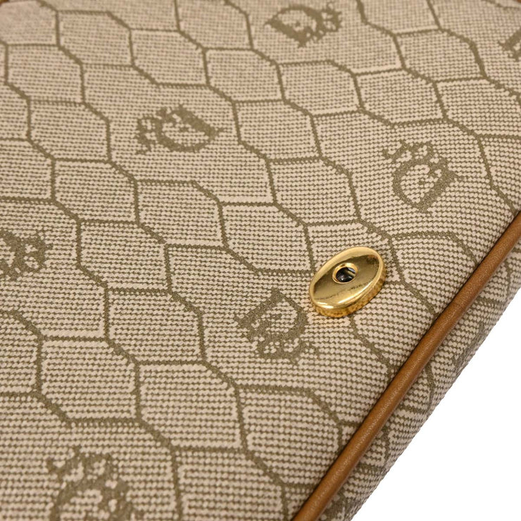 Christian Dior Beige Honeycomb Shoulder Bag 125178