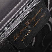 Salvatore Ferragamo Black Leather Shoulder Bag E 21 7723 125179