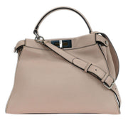 Fendi Light Pink Leather Peekaboo 2way Handbag 8BN290-3ZN-189-3262 125183