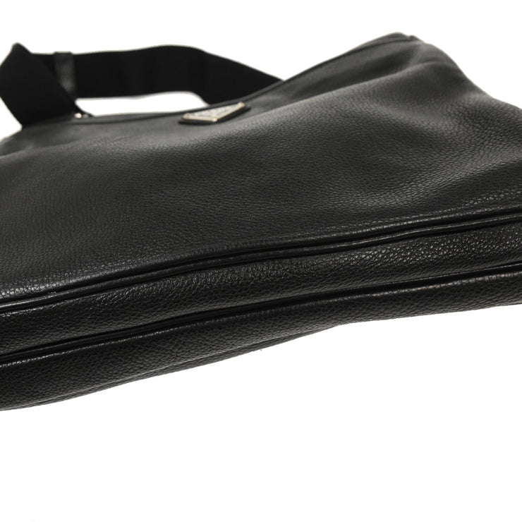 Prada Black Leather Shoulder Bag 203 125184