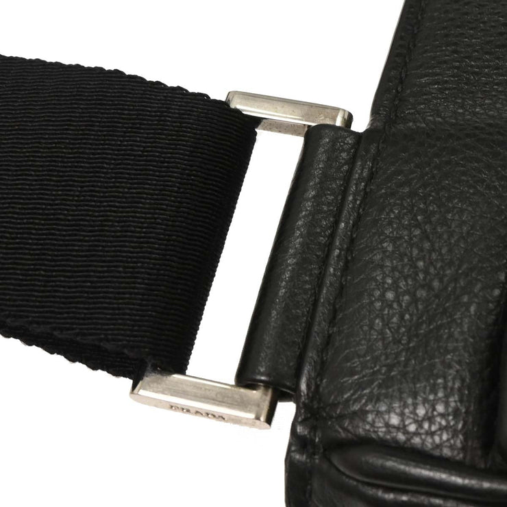 Prada Black Leather Shoulder Bag 203 125184