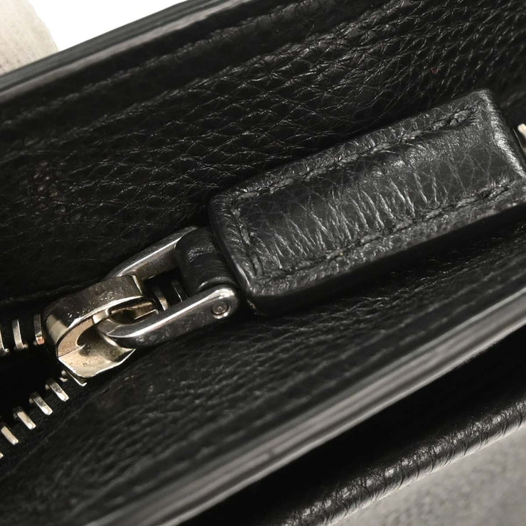 Prada Black Leather Shoulder Bag 203 125184