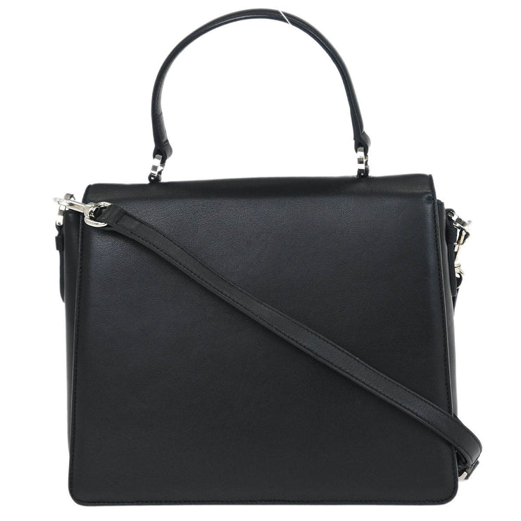 Salvatore Ferragamo Black Vara 2way Handbag AU-21/D846 125185