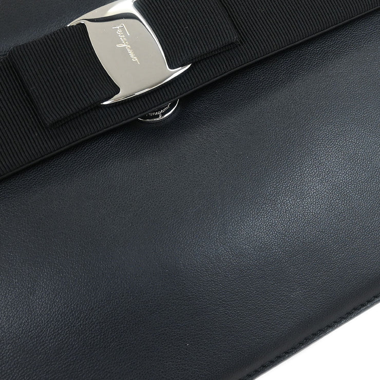 Salvatore Ferragamo Black Vara 2way Handbag AU-21/D846 125185