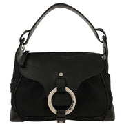 Bvlgari Black Canvas Logomania Handbag ABELEL 125187