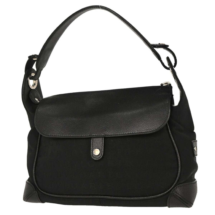 Bvlgari Black Canvas Logomania Handbag ABELEL 125187