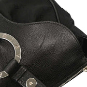 Bvlgari Black Canvas Logomania Handbag ABELEL 125187