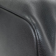 Prada Black Leather Hobo Handbag 31/I 125188