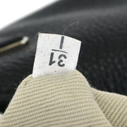 Prada Black Leather Hobo Handbag 31/I 125188