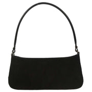 Salvatore Ferragamo Black Suede Handbag EE-21 1235 125189