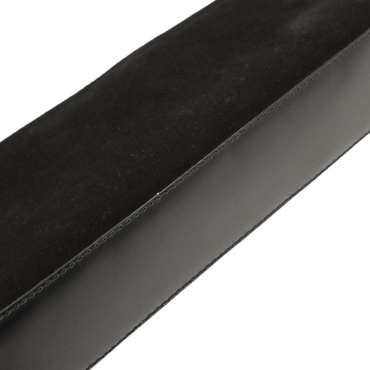 Salvatore Ferragamo Black Suede Handbag EE-21 1235 125189