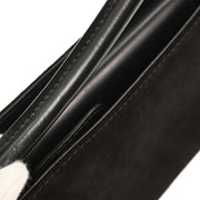 Salvatore Ferragamo Black Suede Handbag EE-21 1235 125189