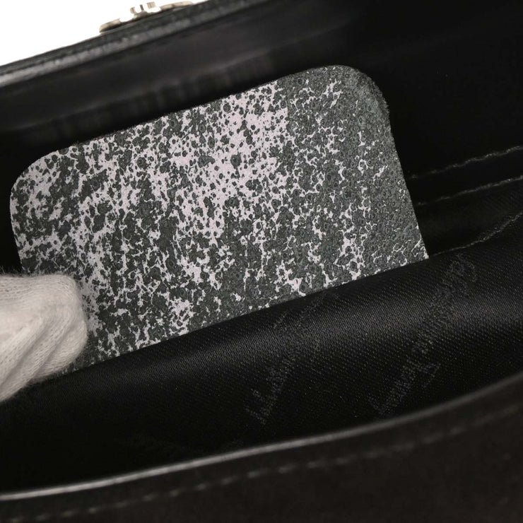 Salvatore Ferragamo Black Suede Handbag EE-21 1235 125189