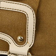Celine * Brown Canvas Handbag SC-SA-1016 125190