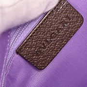 Bvlgari Beige Canvas Logomania Handbag APEBER 125194