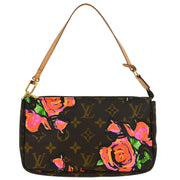 Louis Vuitton Monogram Rose Pochette Accessoires Handbag M48615 CA4078 125199