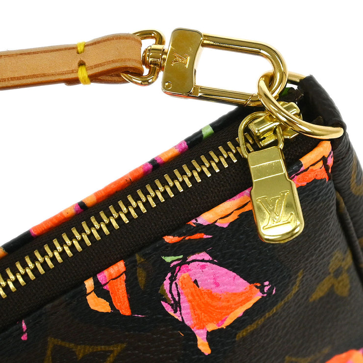 Louis Vuitton Monogram Rose Pochette Accessoires Handbag M48615 CA4078 125199