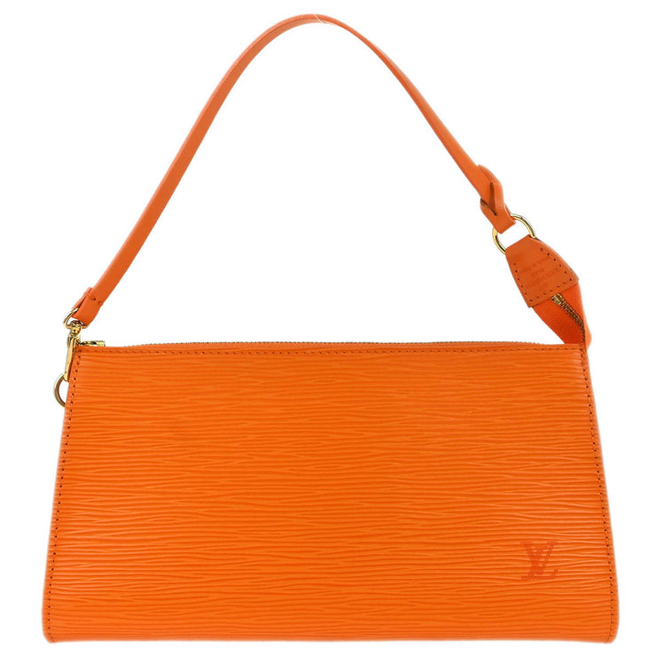 Louis Vuitton Orange Epi Pochette Accessoires 24 Handbag M5294H AR0093 125201