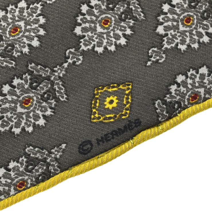 Hermes Scarf Brown Small Good 125203